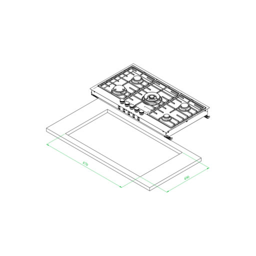 وایرفریم اجاق رکو
